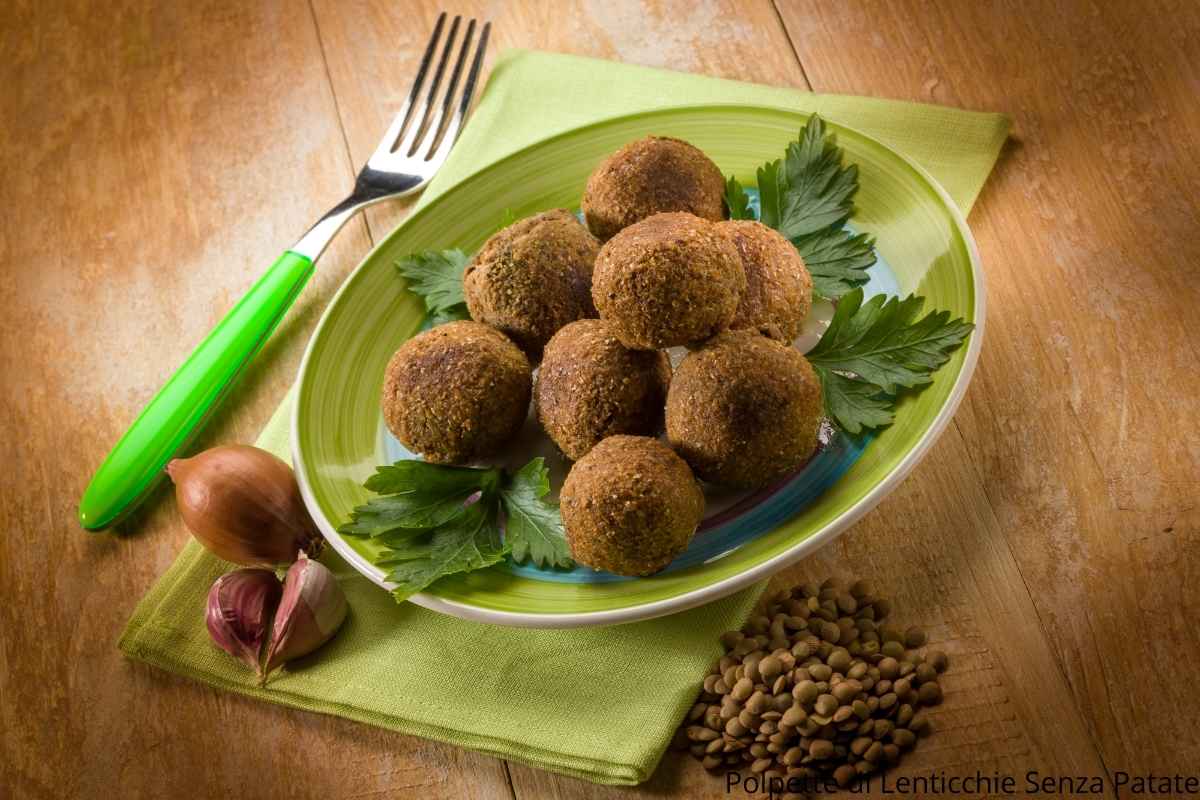 Polpette di Lenticchie Senza Patate